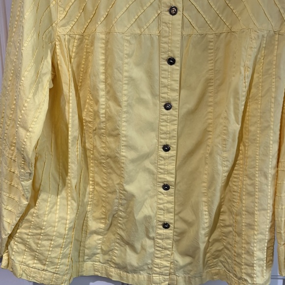 D&Co. ladies rich yellow blouse - Picture 4 of 8
